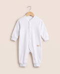 Baby Footless One-Piece – White
