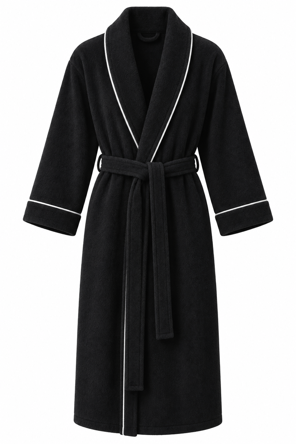 Hotel Style - Bathrobe - Black