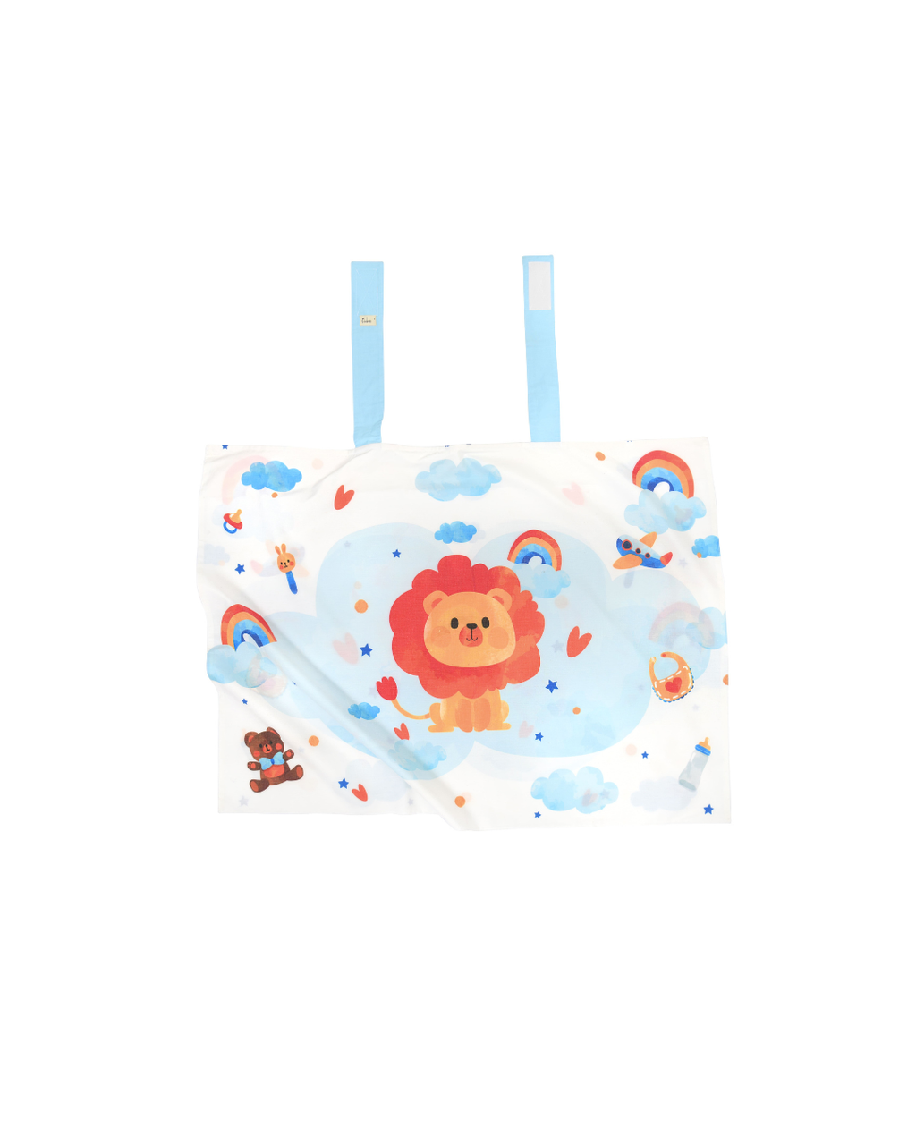 Nursing Cover - Double Layer - White lion