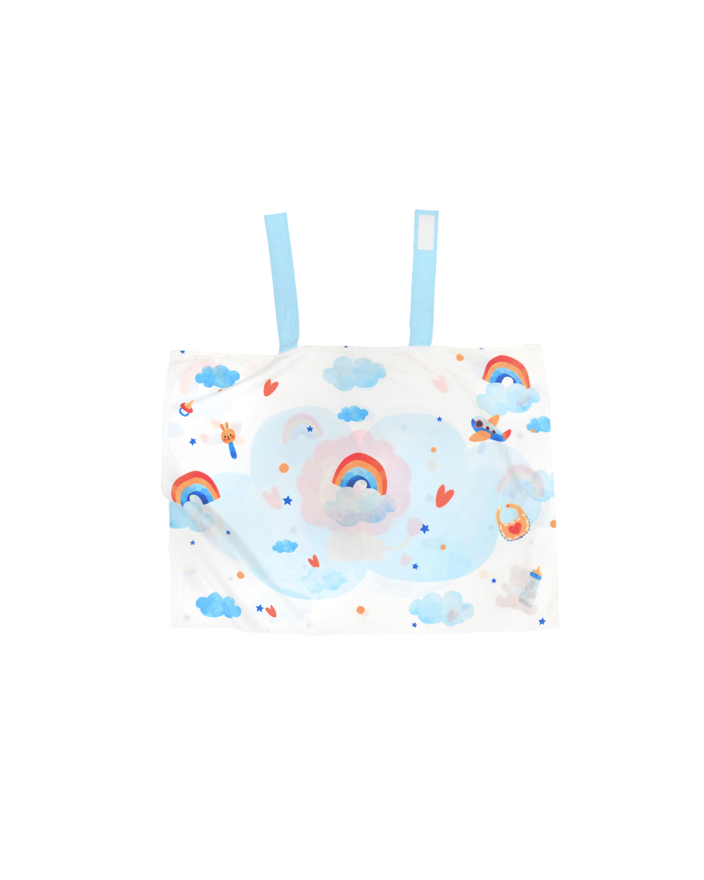 Nursing Cover - Double Layer - White lion