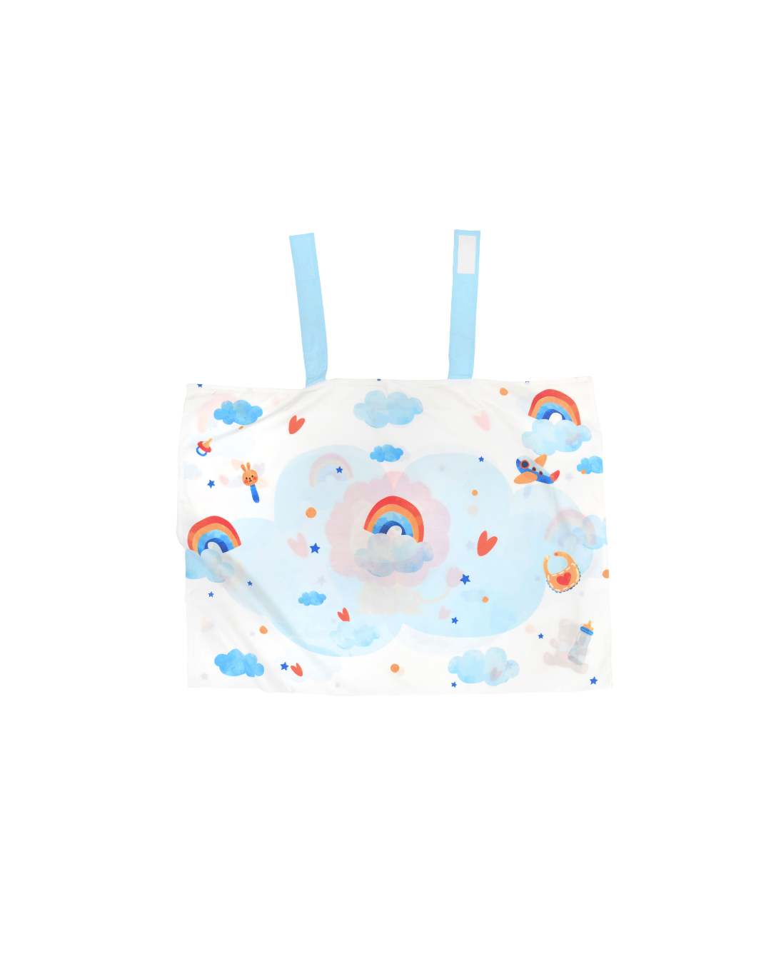 Nursing Cover - Double Layer - White lion