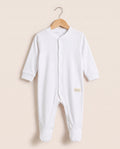 Baby Footed One-Piece – White