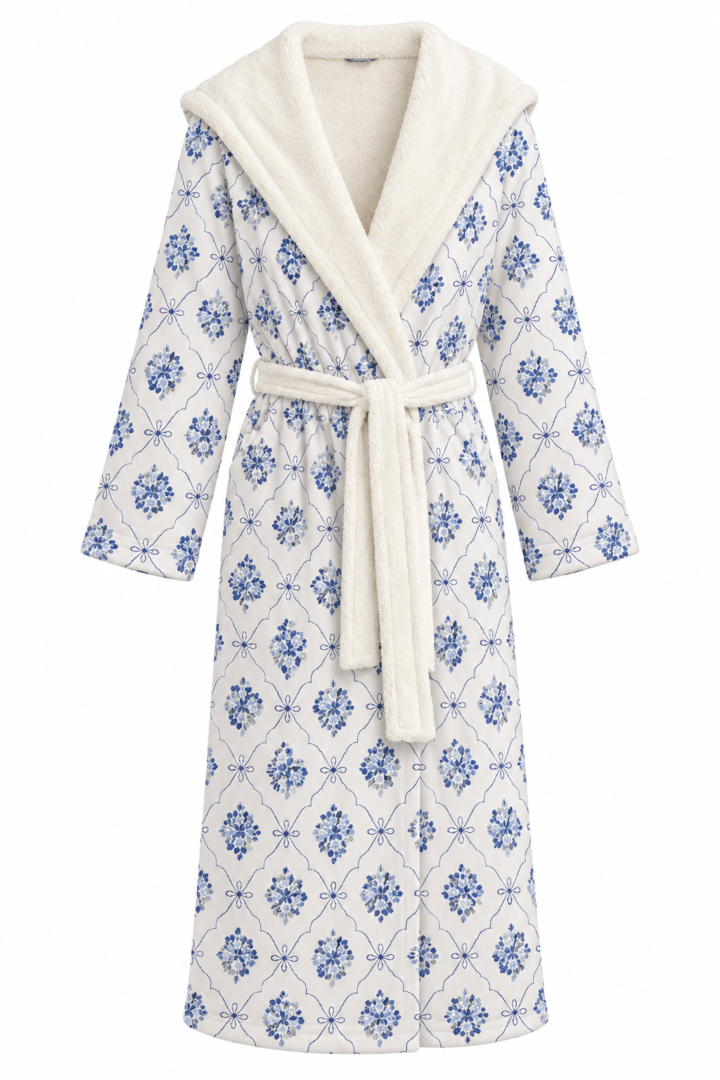The Hidden Blooms Reversible Bathrobe – Floral