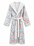 The Hidden Blooms Reversible Bathrobe – Multicolor Florals