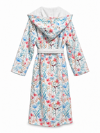 The Hidden Blooms Reversible Bathrobe – Multicolor Florals