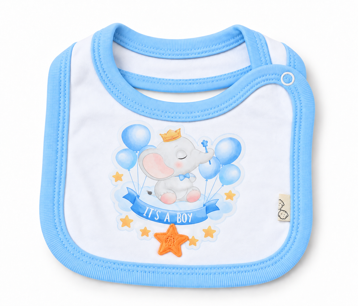 Baby Boys' 10-Piece Hospital Set - Elephant its a boy - White & Blue