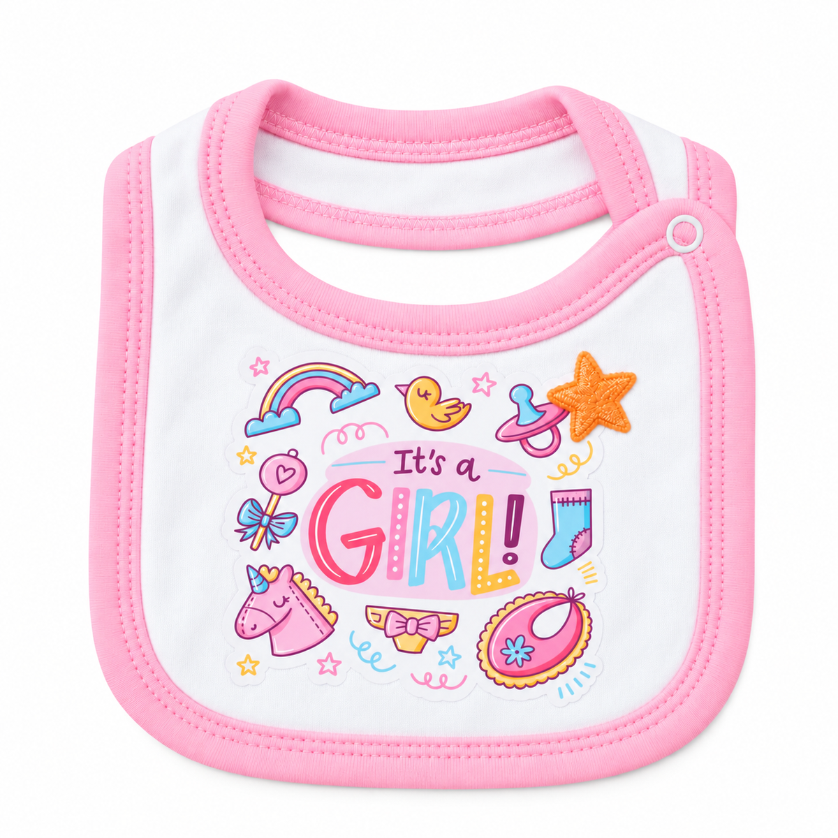 Baby Girl' 10-Piece Hospital Set - it's a girl - White & Pink