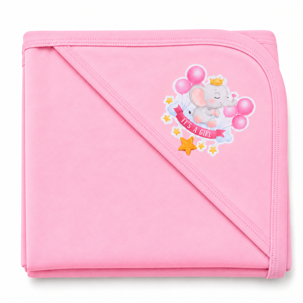 Baby Girl' 10-Piece Hospital Set - Elephant Baby Girl - Pink