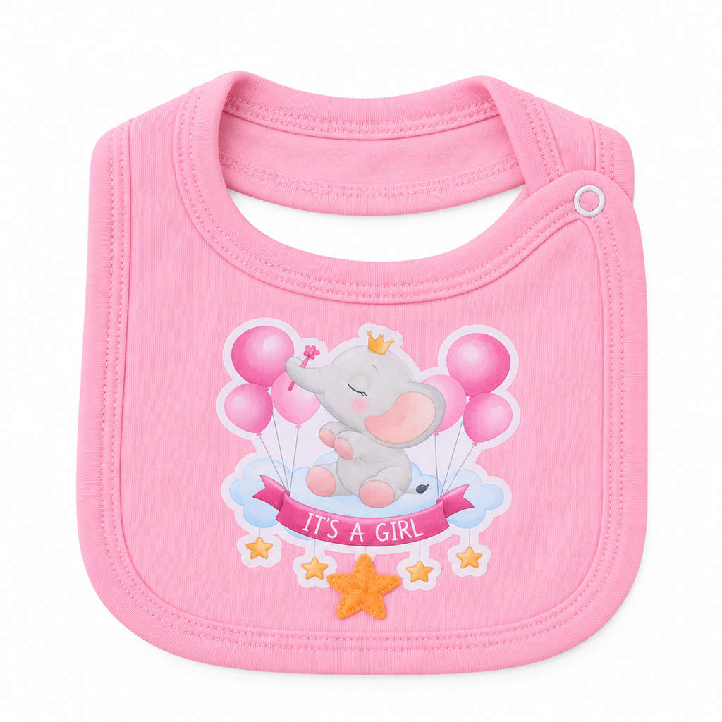 Baby Girl' 10-Piece Hospital Set - Elephant Baby Girl - Pink