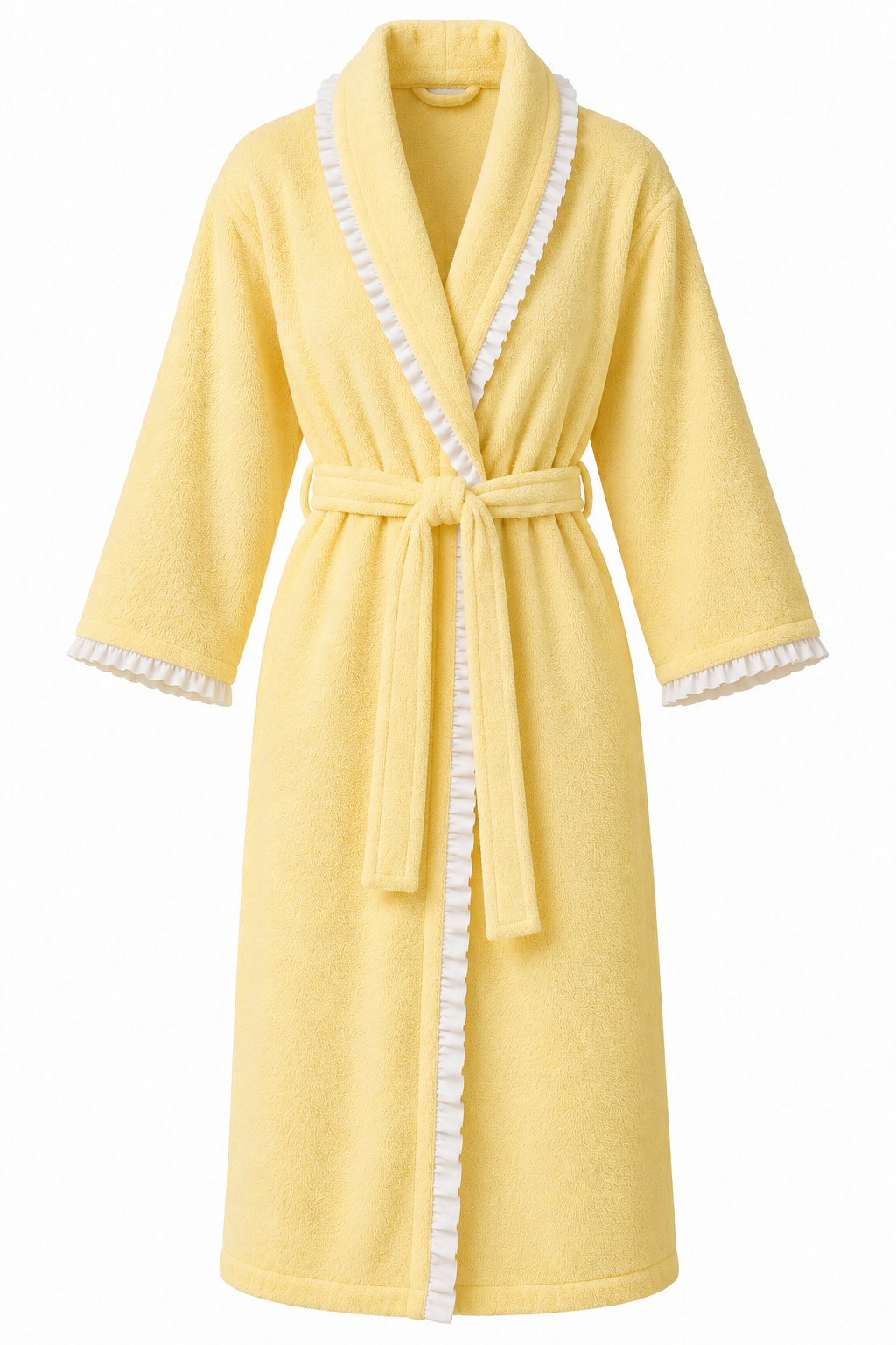 The Ruffles - Bathrobe - Yellow