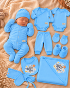 Baby Boys' 10-Piece Hospital Set - Little Boy is here - Blue
