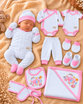 Baby Girl' 10-Piece Hospital Set - it's a girl - White & Pink