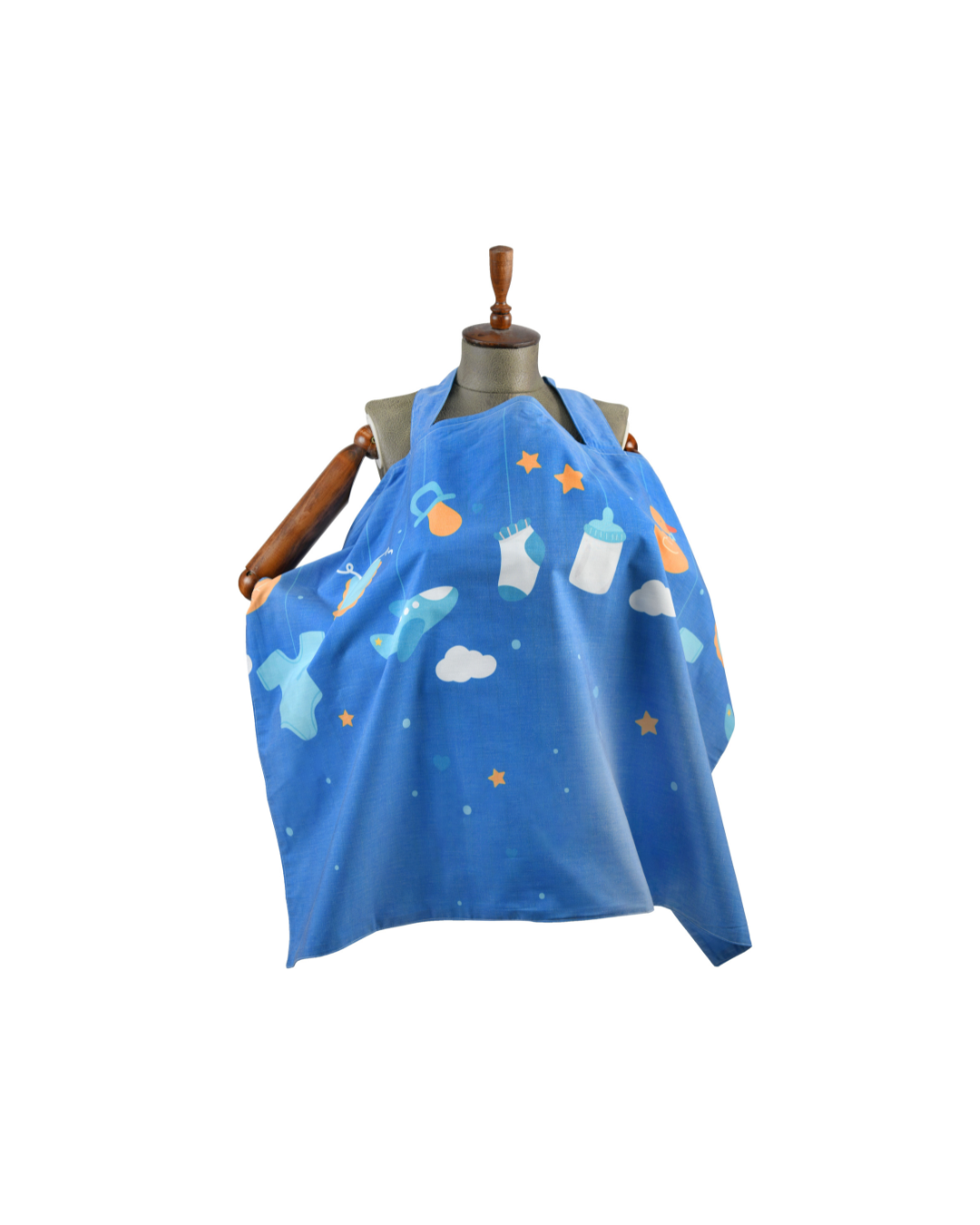 Nursing Cover - Double Layer - Blue